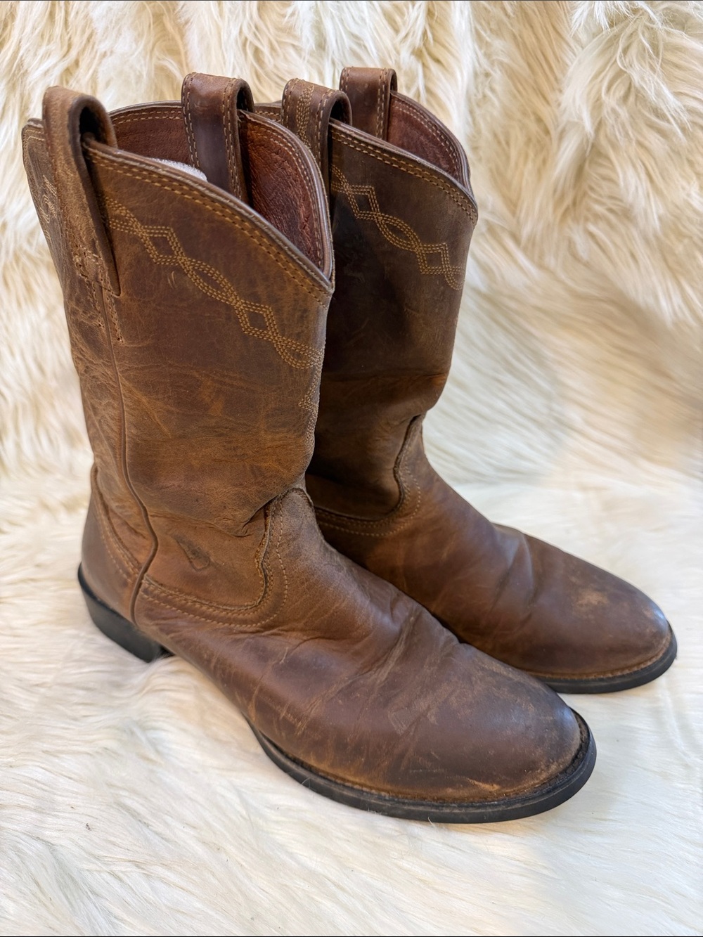Ariat Women’s Brown Leather Western Boots - Size 9.5B